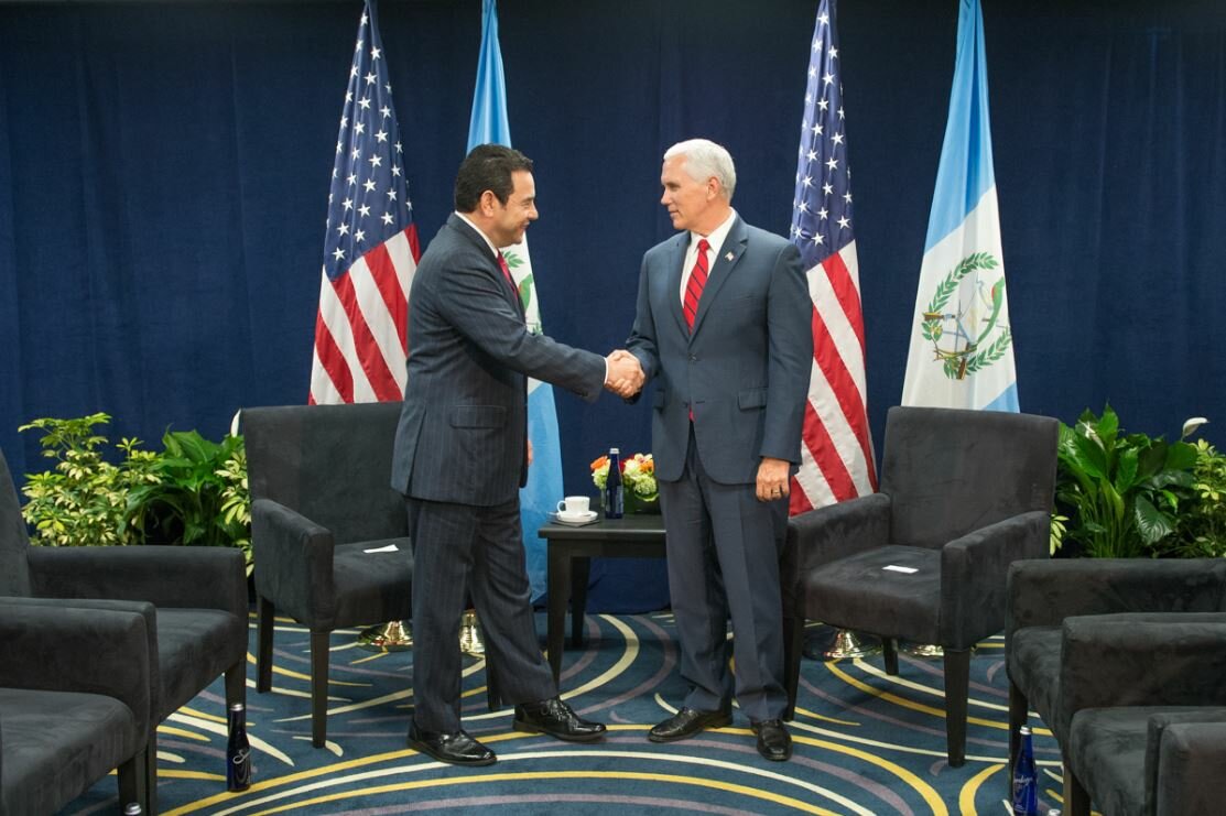 VP_Pence_with_Guatemalan_President_Jimmy_Morales